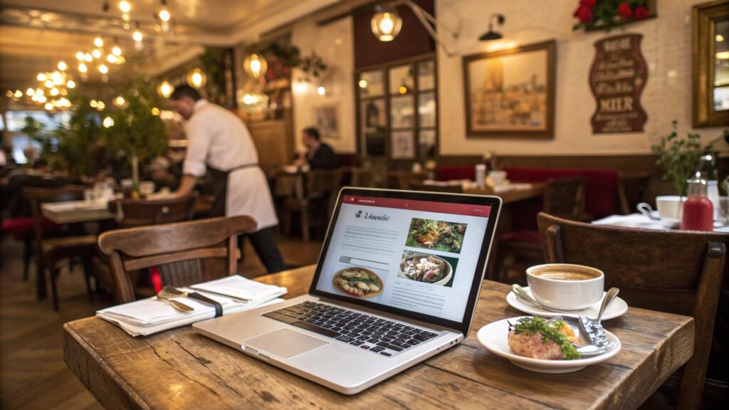 Création de site internet pour restaurant