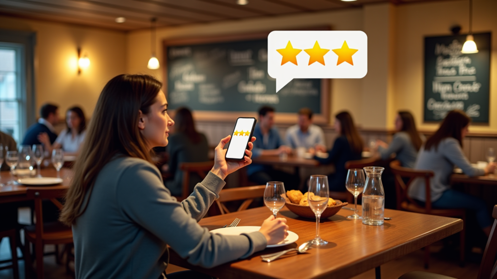 Avis client positif restaurant